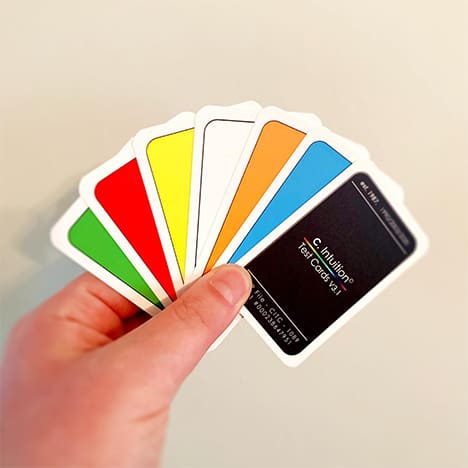 Colour Test Cards by Steve Dela