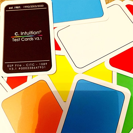 Colour Test Cards by Steve Dela